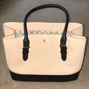Kate Spade Black and Cream Tote Bag